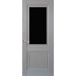 Двері CL-1 ПО / Чорне скло