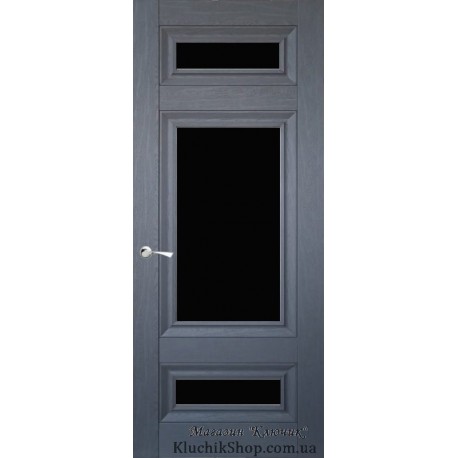 Двери CL-4 ПО / Черное стекло
